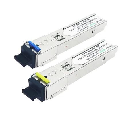 1.25Gbps SFP دو جهت گیرنده 20KM Reach Tx1310nm/Rx1550nm TK-B3512-3SCD20