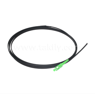کابل پچ فیبر نوری SC/APC FTTH تخت فضای باز - سیمپلکس، پیشکانکتور شده، طراحی ضد لرزش برای استقرار سریع در میدان