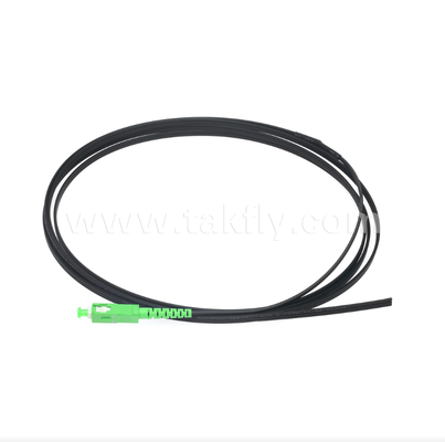 کابل پچ فیبر نوری SC/APC FTTH تخت فضای باز - سیمپلکس، پیشکانکتور شده، طراحی ضد لرزش برای استقرار سریع در میدان