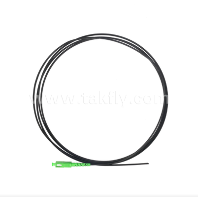 کابل پچ فیبر نوری SC/APC FTTH تخت فضای باز - سیمپلکس، پیشکانکتور شده، طراحی ضد لرزش برای استقرار سریع در میدان
