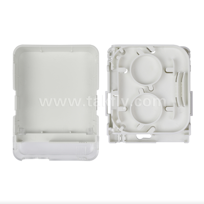 TKS-1806-02W پریز دیواری فیبر نوری FTTH – جعبه ترمینال داخلی فشرده برای محل مشتری