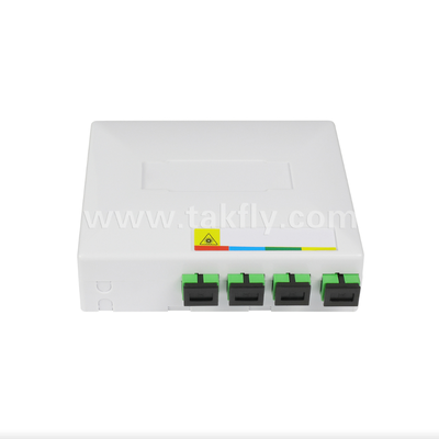 TKS-1806-04D FTTH Fiber Termination Box ️ میز / دیوار نصب شده ، 4-Port ، داخلی ، پشتیبانی از جفت گیری فیوژن و مدیریت کابل