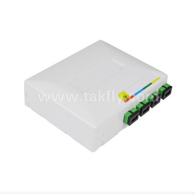 TKS-1806-04D FTTH Fiber Termination Box ️ میز / دیوار نصب شده ، 4-Port ، داخلی ، پشتیبانی از جفت گیری فیوژن و مدیریت کابل