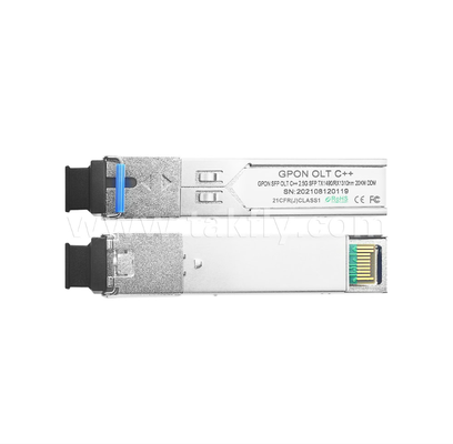 فرستنده گیرنده SFP GPON OLT کلاس C++ GP4321-3SCDC2x – 2.5G/1.25G، 1490 نانومتر DFB، 1310 نانومتر APD-TIA، SC/UPC، بودجه لینک 32dB+