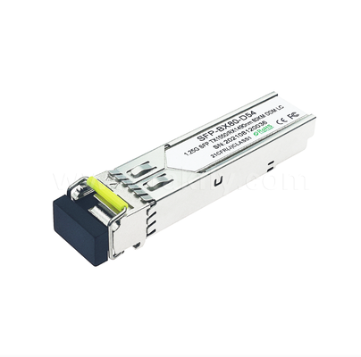 فرستنده و گیرنده SFP BiDi 80 کیلومتر – دو سرعته 1.25G/1.063G، DFB 1490 نانومتر، PIN، LC Simplex، دمای صنعتی موجود