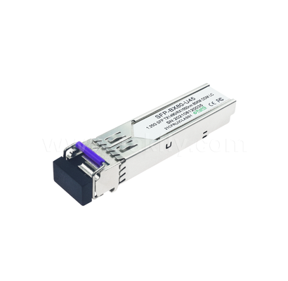 فرستنده و گیرنده SFP BiDi 80 کیلومتر – دو سرعته 1.25G/1.063G، DFB 1490 نانومتر، PIN، LC Simplex، دمای صنعتی موجود