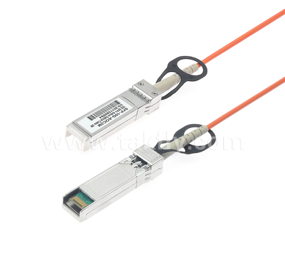کابل نوری فعال 10G SFP+ (AOC) ¥ 300m بر روی OM3، 850nm VCSEL، قدرت کم <0.35W / پایان، SFP+ به SFP+ اتصال کوتاه مدت