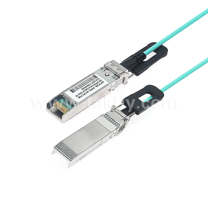 کابل نوری فعال 100G QSFP28 (AOC) 4 × 25G، تا 104Gbps، 3-70m، آرایه VCSEL، قدرت کم <3.5W، QSFP28 به QSFP28