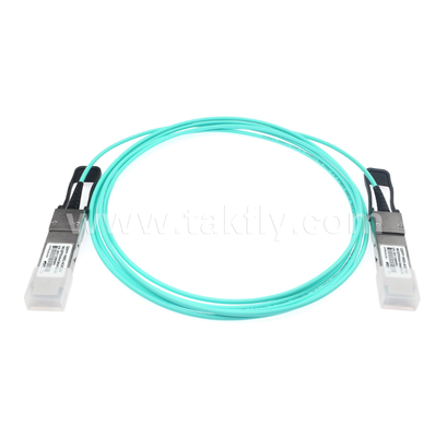کابل نوری فعال 100G QSFP28 (AOC) 4 × 25G، تا 104Gbps، 3-70m، آرایه VCSEL، قدرت کم <3.5W، QSFP28 به QSFP28