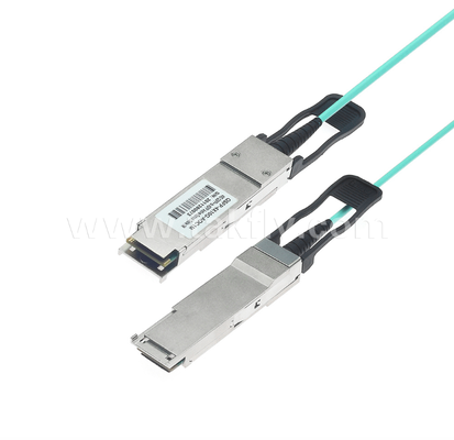 کابل نوری فعال 40G QSFP+ تا 4x10G SFP+ ️ Breakout، 4-Channel Full-Duplex، VCSEL، Hot-Pluggable