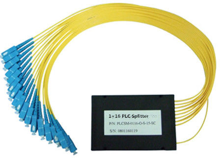 فیبر نوری 1x16 ABS Box PLC Splitter SC / UPC SM G657A1 1 متر LSZH 2.0 میلی متر