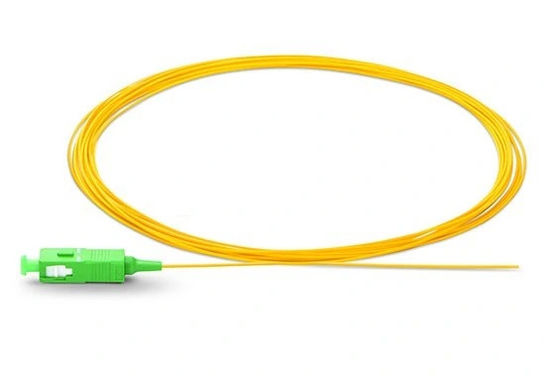 SC / APC OS2 Singlemode 2.0mm G652D فیبر نوری قلمی در ژاکت زرد FTTx