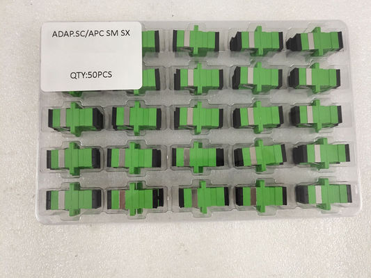 آداپتور فیبر نوری سبز SC APC Simplex برای جعبه ترمینال