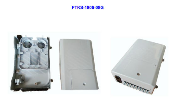 FTTH 8 Port Outdoor ABS + PC NAP Wall Mount Junction فیبر نوری جعبه ترمینال