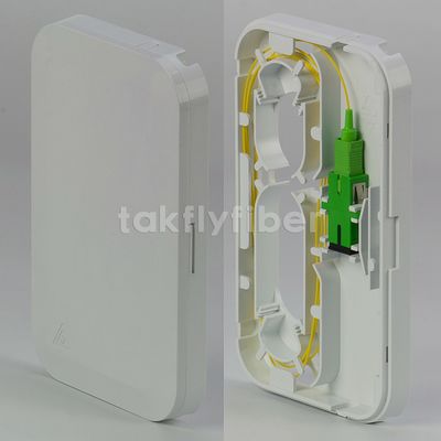 FTTX 1 Core FTTH Junction Box Fiber Terminal Box SC Adapter Pigtail