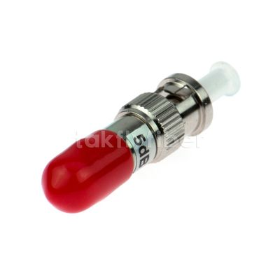 SM کم ضایعات فیبر نوری خفیف کننده 1-30dB ST UPC APC مرد به زن برای کاهش سیگنال نوری