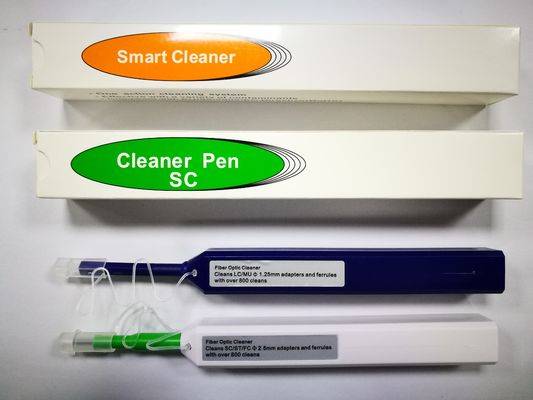 قلم تمیز کننده فیبر نوری 1.25mm 2.5mm SC / FC / ST / E2000 / LC / MU آداپتور فیبر Ferrule