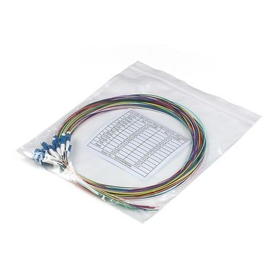 LC UPC 12 رنگ فیبر نوری Pigtail Simplex OS2 G652D G657A1 G657A2