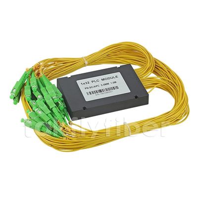 SC APC 1x32 ABS ماژول فیبر PLC Splitter برای شبکه FTTH FTTX GPON
