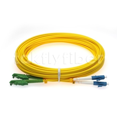 APC To LC PC Duplex Patch Cable 3.0mm SM G652D 1310nm for Telecom Network