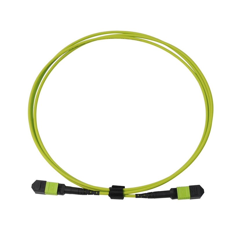 فابریکهای فوق العاده 24 فایبر سبز کالیمر Mpo Mtp Multi Fiber Push On Cable -20.C تا 70.C