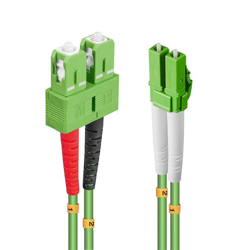 بسته بندی شده طول چند حالت فیبر نوری پیچکورد ارتباطات باسیم درجه PVC/LSZH ژاکت UPC/APC پولیش