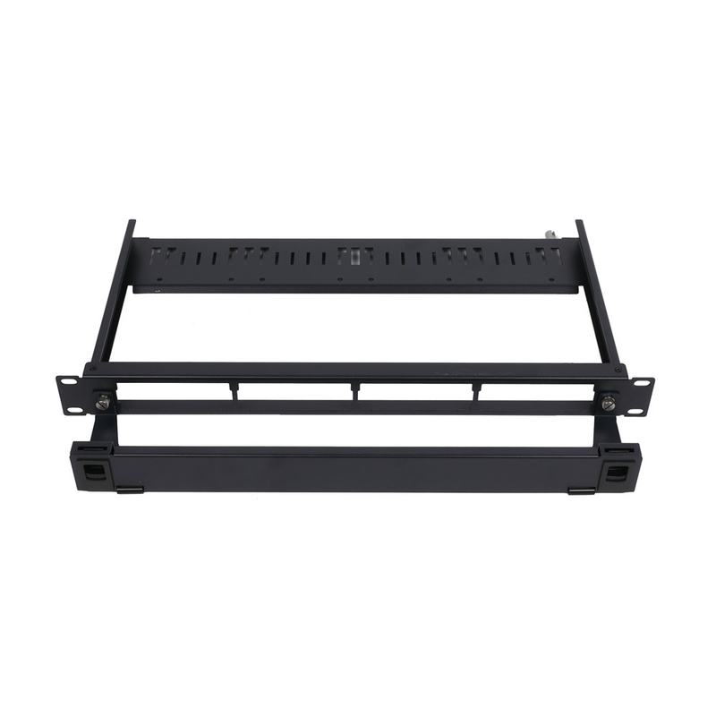 1U راک مونت MPO-LC پانل آداپتور کیست با 96F فیبر شمارش اندازه 430 * 338.5 * 43.6mm