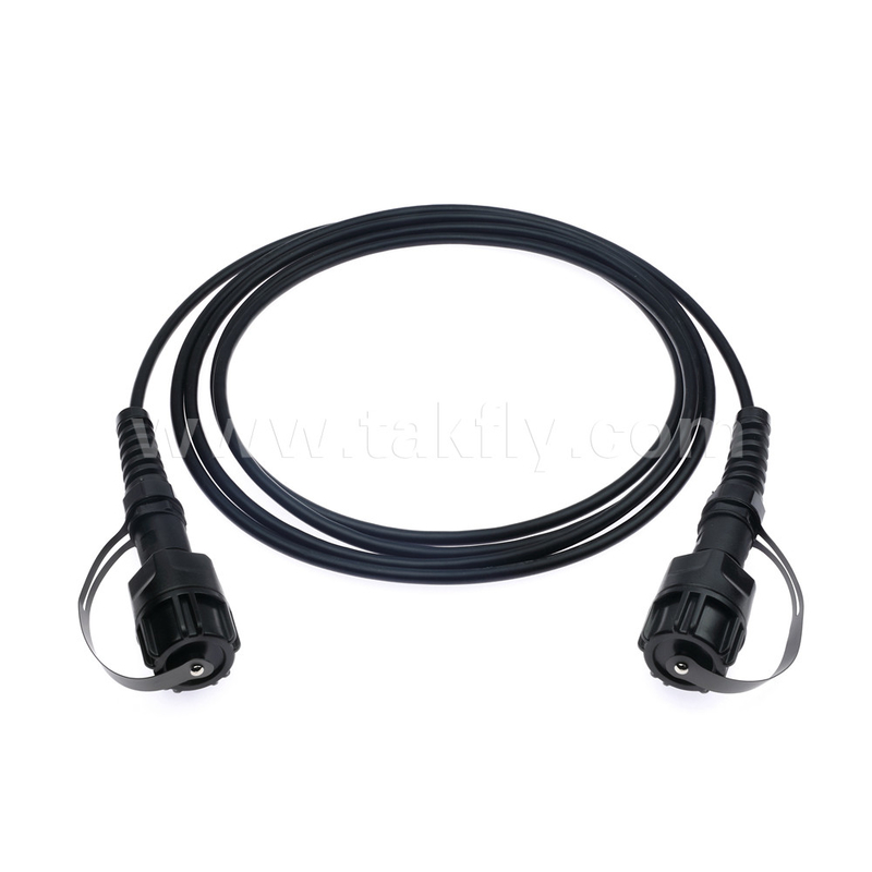 SM/MM MPO Patch Cord MTP Trunk Cable ODVA-MPO/MTP پرنده ضد آب برای مرکز داده FTTX