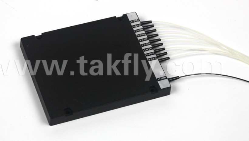 1٪ TAP 11 + 1CH CWDM Mux Demux ABS Box 2.0mm 3.0mm LC Connector