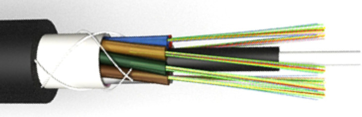 8.6MM GYFTY 2-30 هسته کابل درب فیبر نوری با نوار مسدود کننده آب