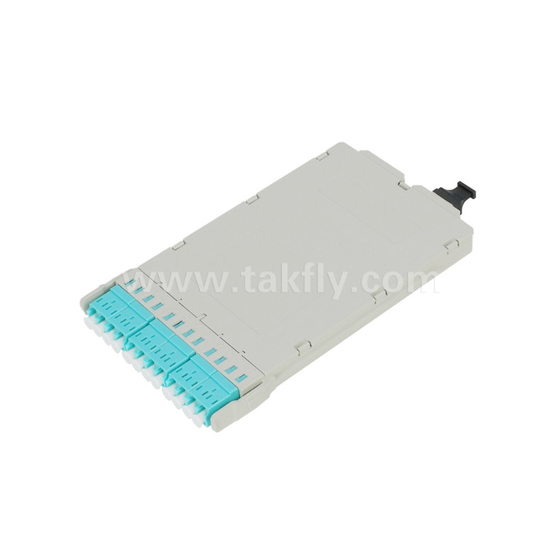 ماژول کیست فیبر نوری MPO MPO/MTP-LC 12C برای مرکز داده FTTX