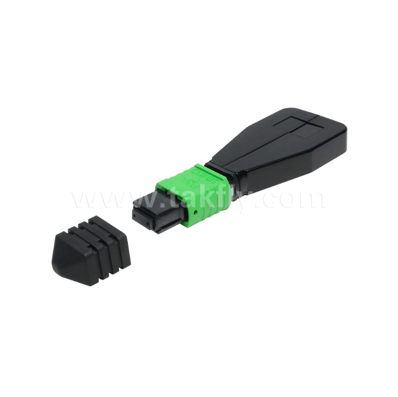 OEM فیبر نوری Loopback MPO MTP کانکتور SM/MM کابل مونتاژ برای مرکز داده FTTX