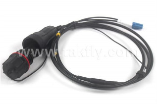 فولکس-دی ال سی سیم پیچ فیبر ضد آب برای LTE LSZH مواد پوشش بیرونی قطر کابل 5.0mm