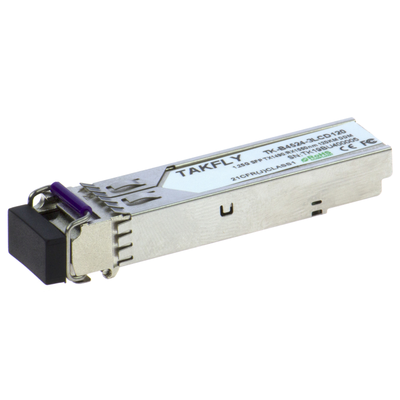 1.25G SFP BIDI Transceiver Tx1490/Rx1550nm 120KM SMF DDM LC CISCO JUNIPER HUAWEI سازگار