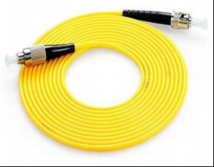 مواد ژاکت LSZH/PVC/PU FC-ST Patch Cord با ثبات در دمای بالا و ≤0.3dB از دست دادن ورودی