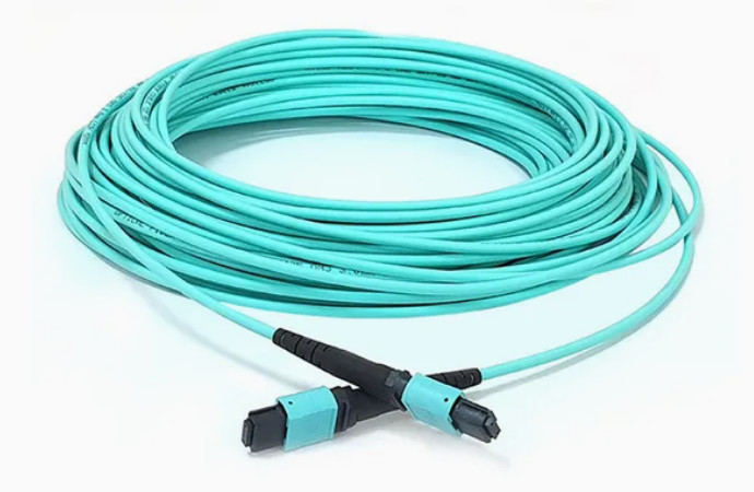 8/12/24core 2m-50m تراکم بالا PVC/LSZH UL گواهینامه زنانه/ مردانه MPO-MPO Sm Om3 Om4 Om5