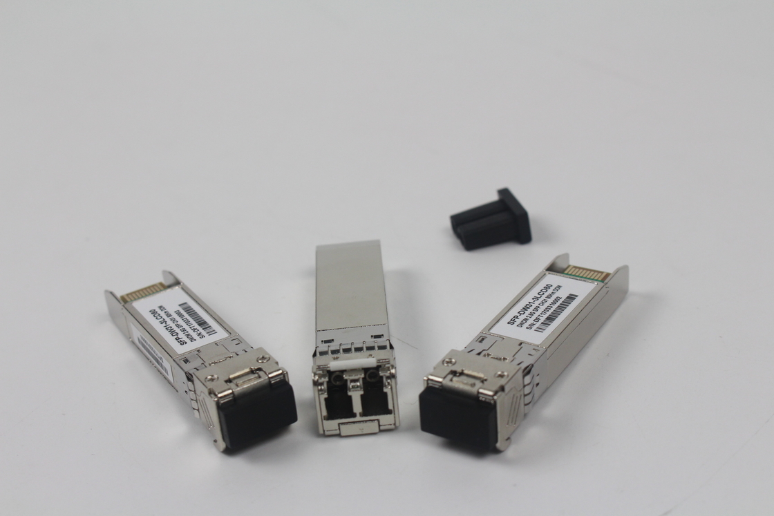 10Gbps DWDM 40KM 50GHz SFP Transceiver کابل 2mm طول موج 1310nm برای شبکه های راه دور