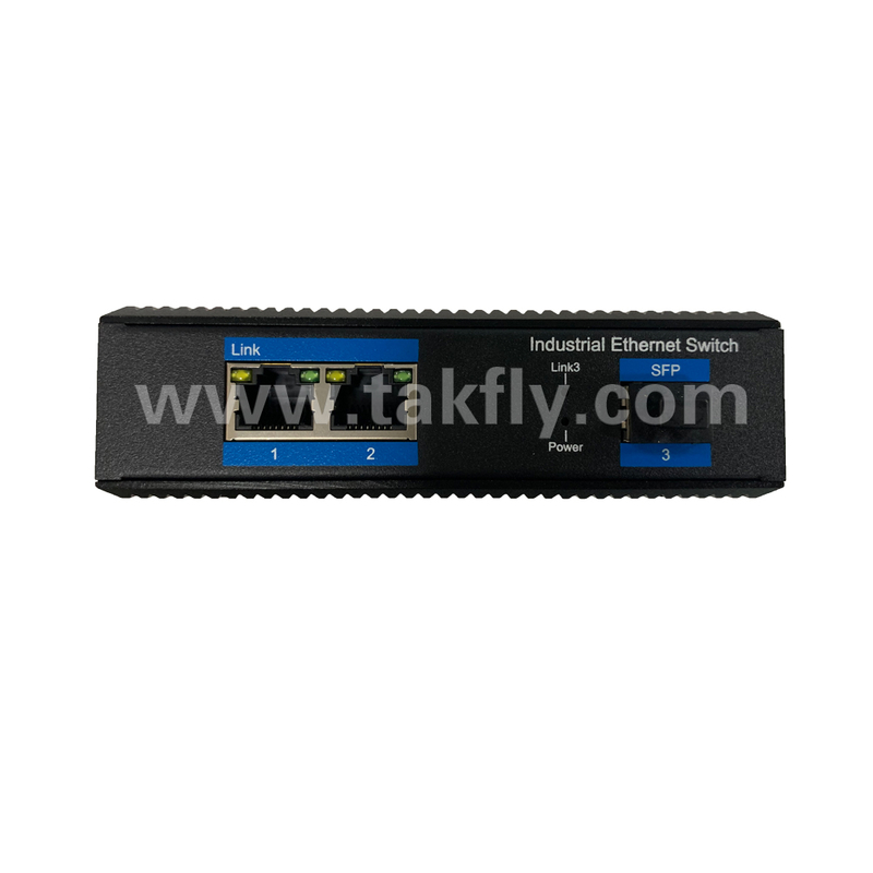 سوئیچ صنعتی POE Ethernet 2 پورت گیگابیت با SFP Slot