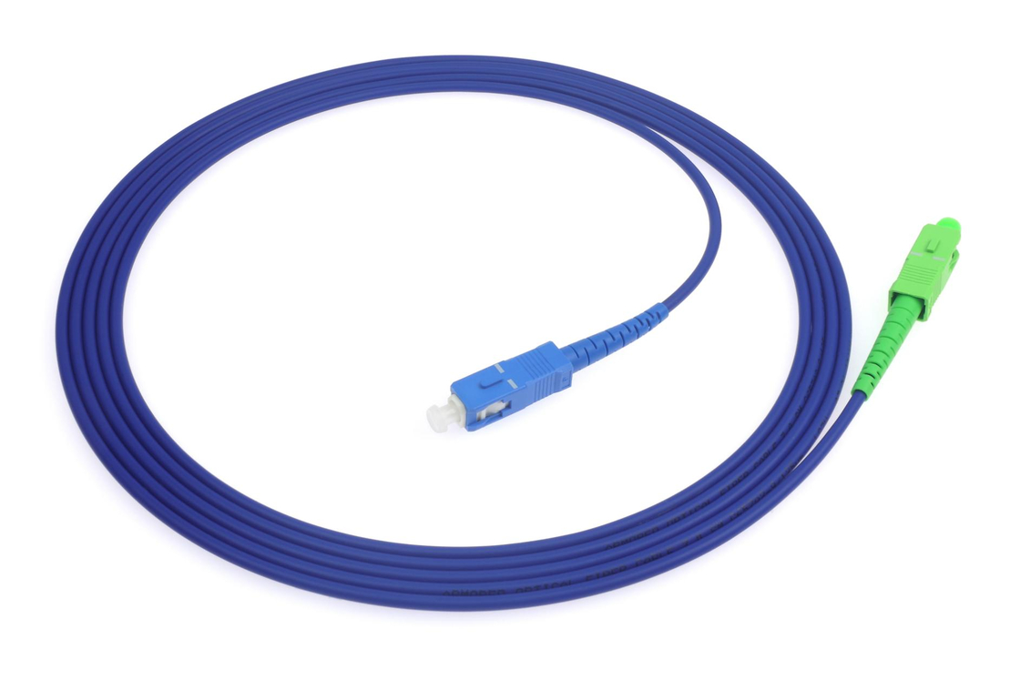 Armored Fiber Patch Cable Single Armored PVC/LSZH