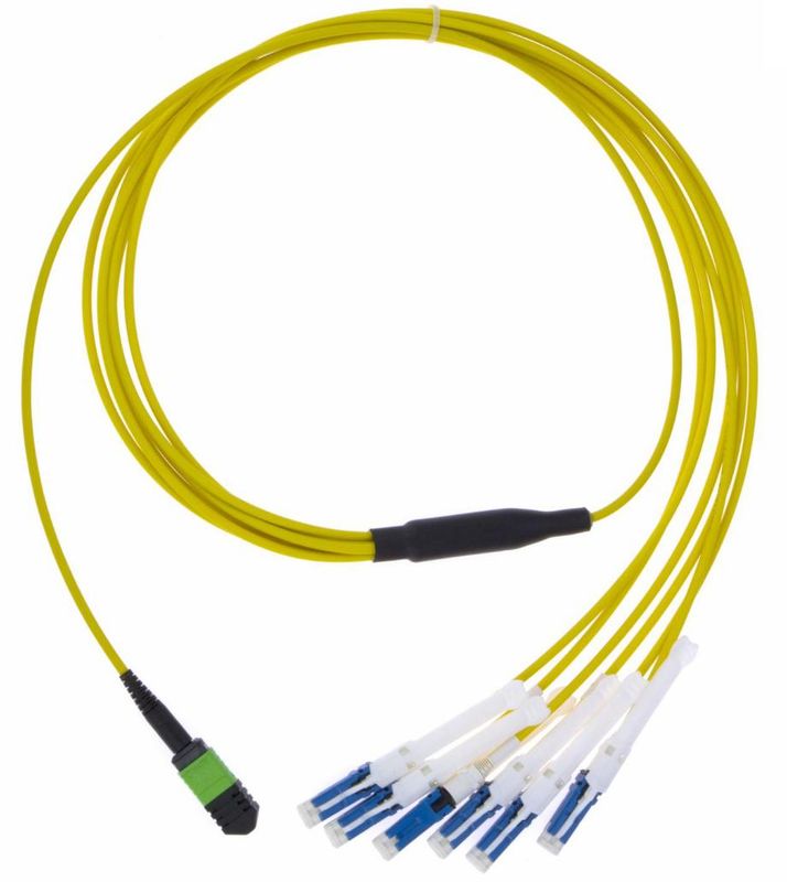 سیم پیچ فیبر نوری MPO-CS PVC/LSZH SM/MM