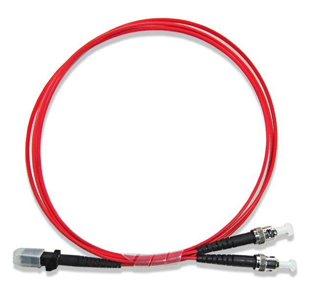 MTRJ-ST فايبر اپتيک پاتچ Cord PVC/LSZH/TPU SM/MM 1.8mm دوپليکس