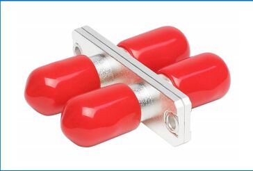 آداپتور فلزی دوبلکس ST- مستطیل نوع SM/MM کم IL 0.2dB