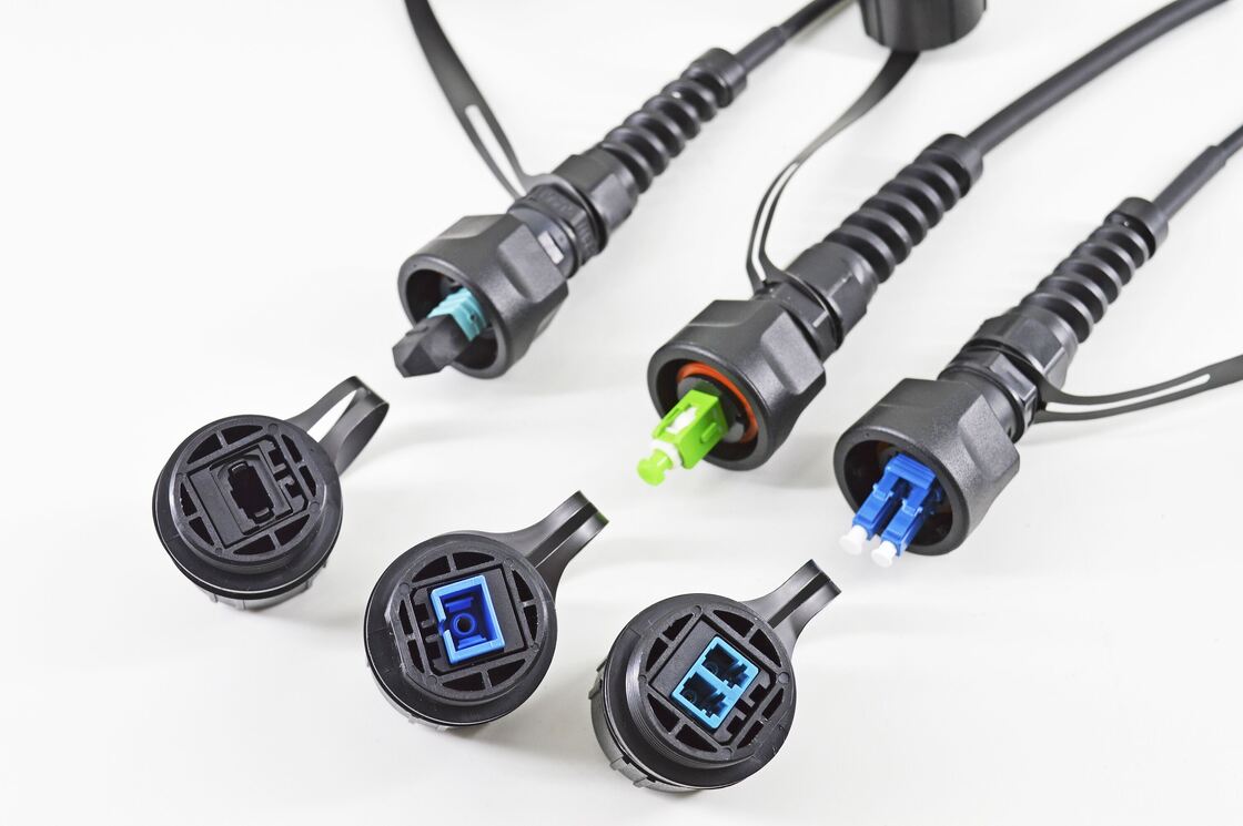 آبپاش ODVA MPO MTP مرد زن به LC SC FC ST SM MM OM3 OM4 OM5 کابل شکستن فیبر نوری فیبر نوری Patchcord / کابل پیچ نوری فیبر نوری / کابل هسته فیبر نوری / کابل فانوت فیبر نوری