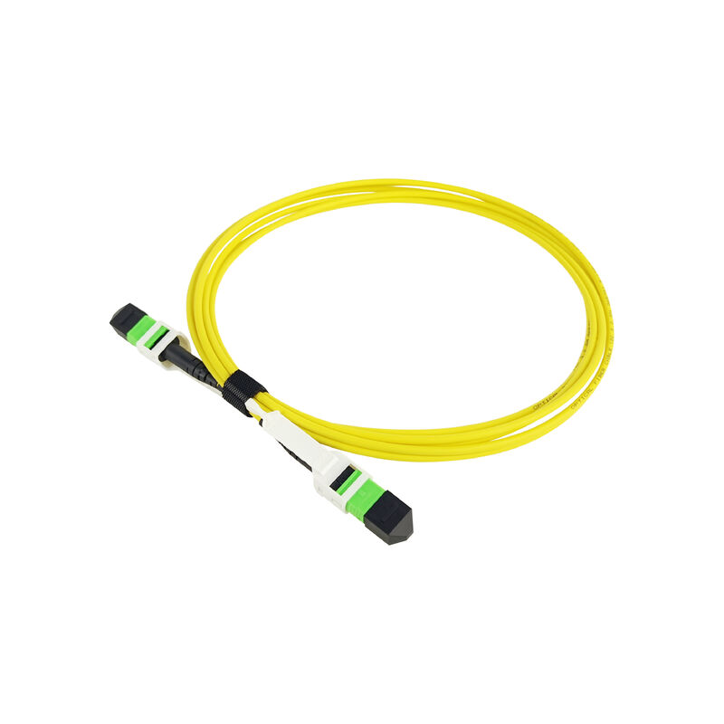 Pull Tab MPO MTP Male Female SM MM OM3 OM4 OM5 کابل شکستن فیبر نوری فیبر نوری Patchcord / فیبر نوری Patch Cable / فیبر نوری فانوت کابل / فیبر نوری فانوت کابل برای چگالی بالا