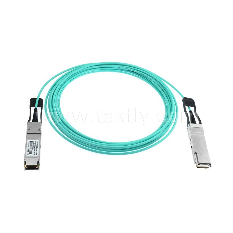 کابل های نوری فعال AOC فیبر 40G QSFP+ تا 40G QSFP+ برای مرکز داده FTTH FTTX