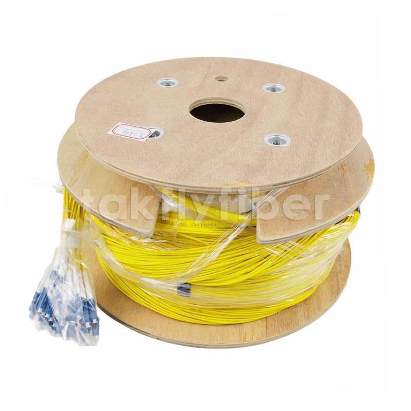 48 هسته G657A OS2 کابل پچ فیبر از قبل برای اتصال با چگالی بالا
