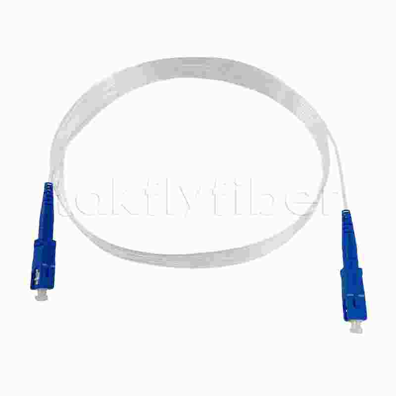دارای گواهینامه CPR Eca SC SM G657A 2.0*3.0mm فیبر نوری نامرئی پچکورد برای FTTH و FTTR