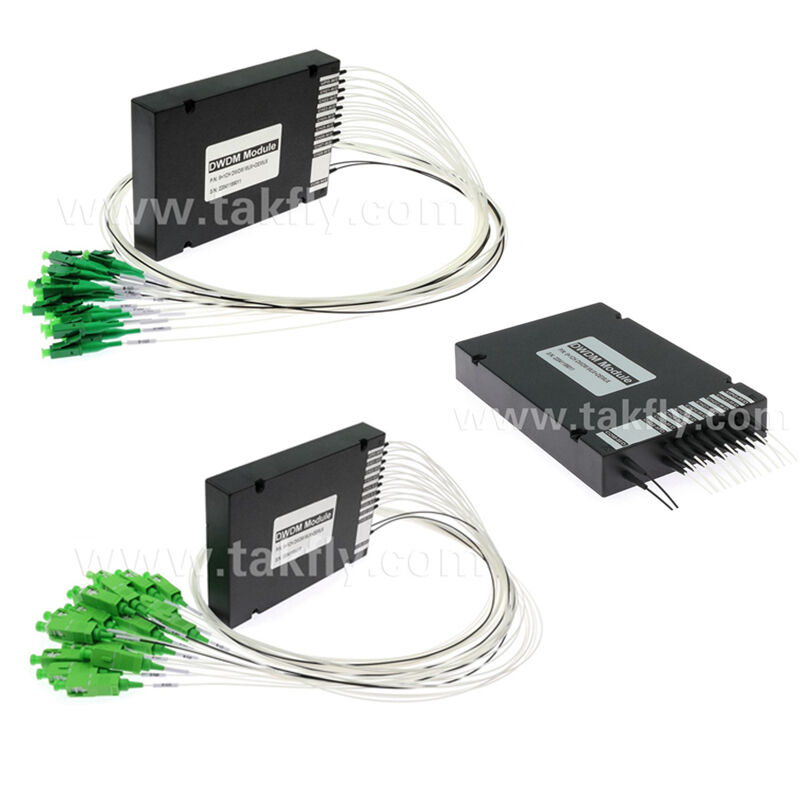 ماژول ABS فیبر نوری DWDM 8+1 کانال MUX+DEMUX برای مرکز داده مخابرات 5G