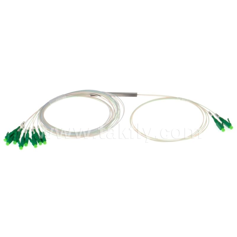 فیبر نوری PLC Splitter 2 * N لوله فولادی SC APC/UPC 0.9mm برای مرکز داده های مخابرات FTTX