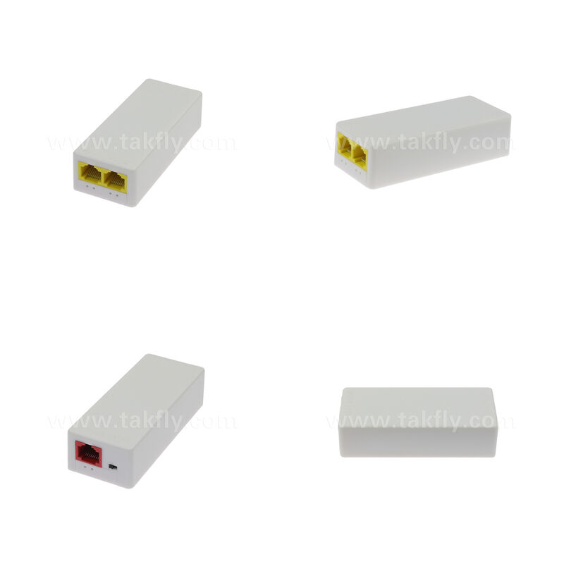 افزایشدهنده PoE ضد آب گیگابیتی ۱ به ۲ با برد ۲۵۰ متر و استاندارد IEEE 802.3af/at